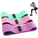 Kit de 3 Bandas ligas para ejercitar piernas y glúteos