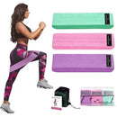 Kit de 3 Bandas ligas para ejercitar piernas y glúteos
